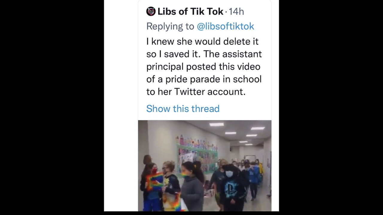 ⚫️Libs Of Tik Tok: Pride Parade In School👀