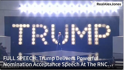 FULL SPEECH: Trump Delivers Powerful Nomination Acceptance Speech At The RNC 2024