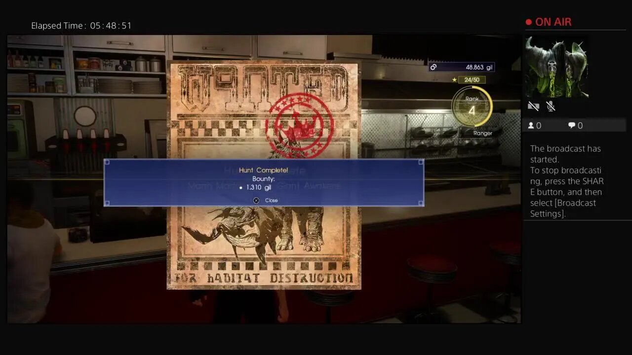 klaelshadow's Live PS4 Broadcast of Final Fantasy XIV