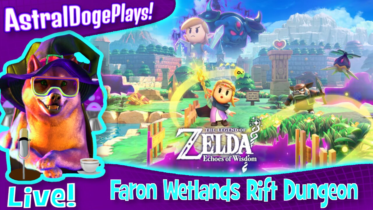 Zelda: Echoes of Wisdom ~LIVE!~ Faron Wetlands Rift Dungeon