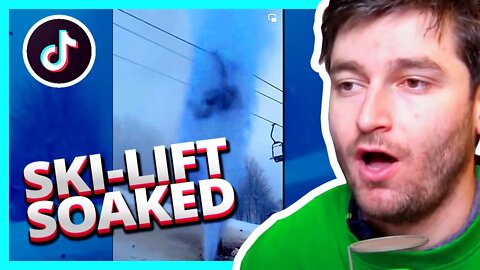 Crazy Ski Lift Accident (and more TikToks)