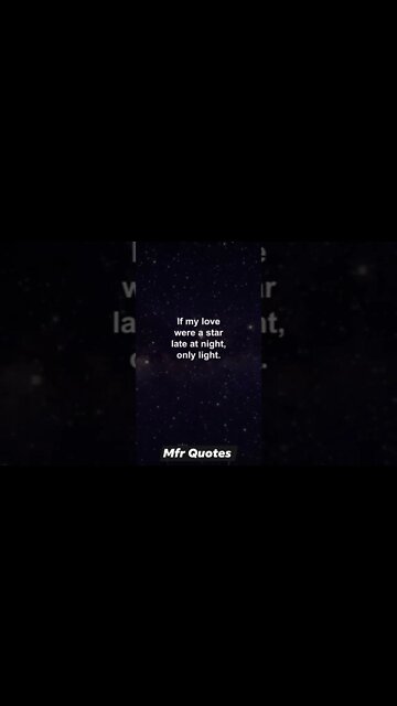 If my love were a star Quotes Of The Day in English