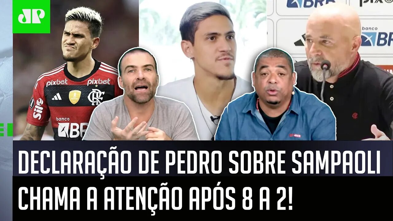 "OLHA ISSO, CARA! O Pedro FALOU que o Sampaoli..." DECLARAÇÃO após 8 a 2 do Flamengo CHAMA A ATENÇÃO