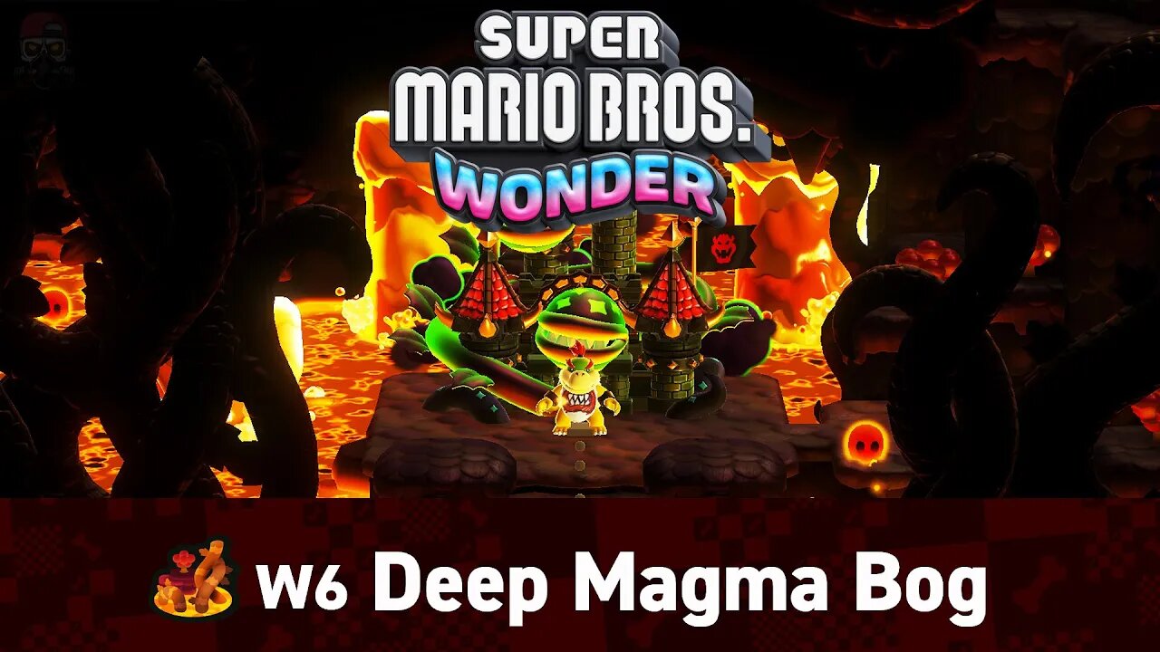 Deep Magma Bog - Super Mario Bros Wonder Walkthrough (Part 6)