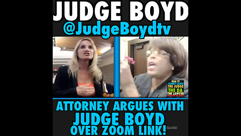 RTCC #5 Attorney argues with Judge Boyd over Zoom link!!!