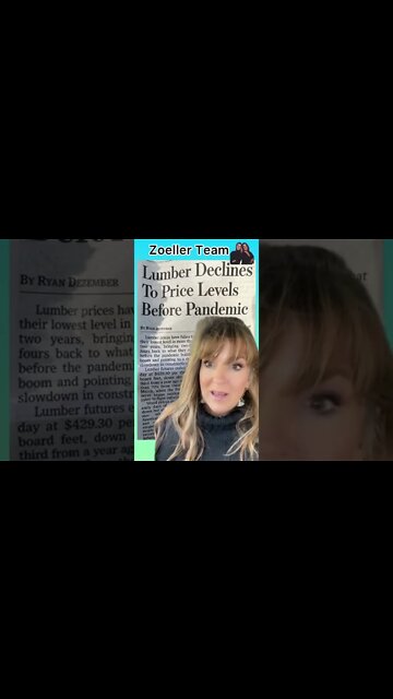 Lumber price drops to pre pandemic low. How will this affect new construction?