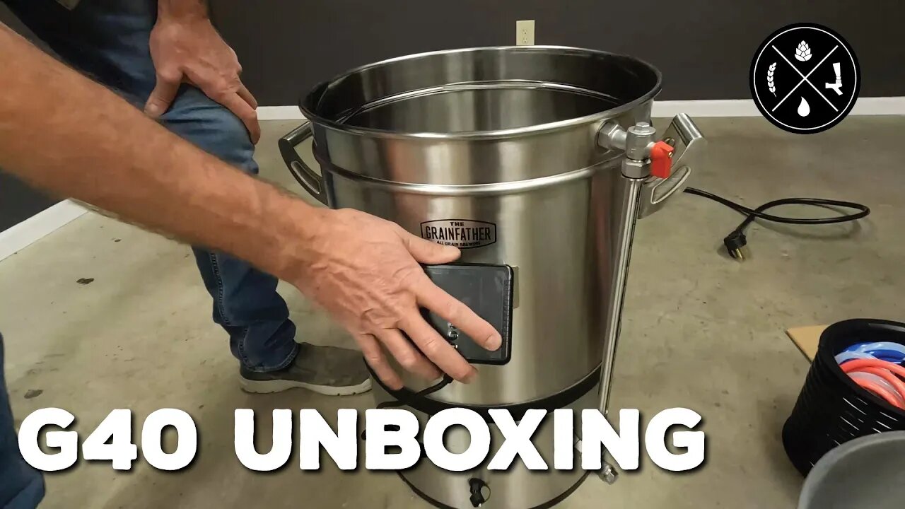 Unboxing of the Grainfather G40 Electric All-in-One All-Grain Brewing System