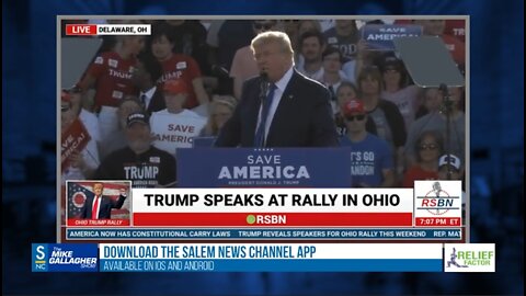Trump blasts the Democrats destroying America & makes an endorsement at his Ohio rally