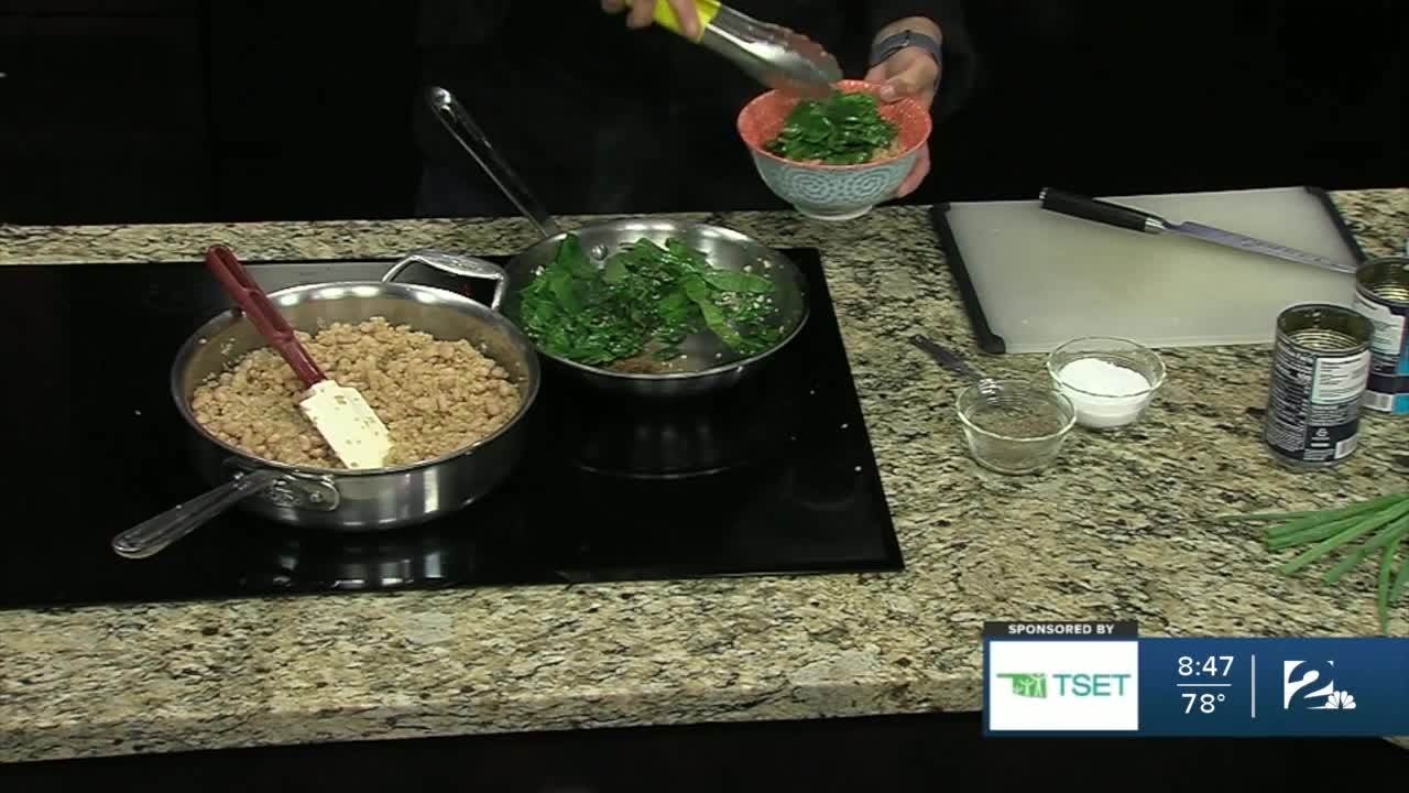 Shape Your Future Healthy Kitchen: Bulgur Wheat Bean Bowl with Greens