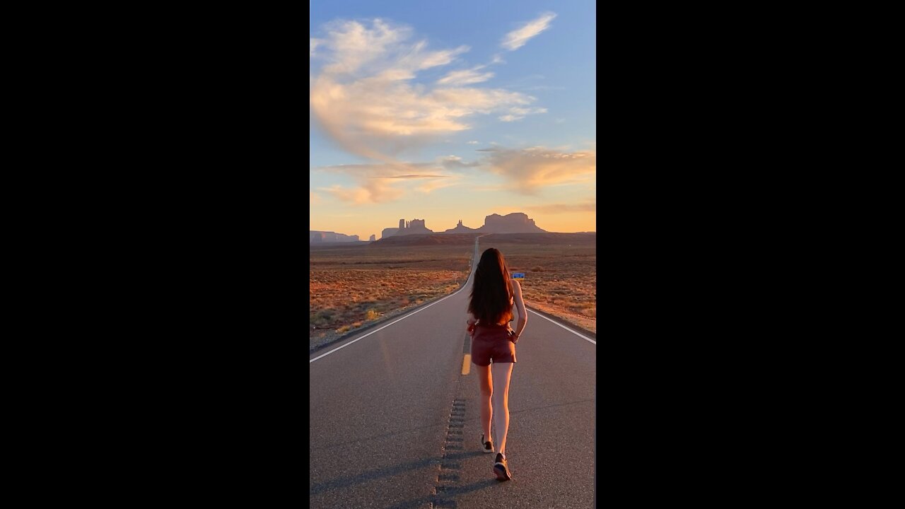 Monument Valley. Sunset