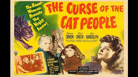 Val Lewton's CURSE OF THE CAT PEOPLE 1944 Child of Original Cat Woman May be Cursed FULL MOVIE