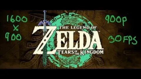 Let's talk about the resolution of Legend of Zelda Tears of the kingdom.