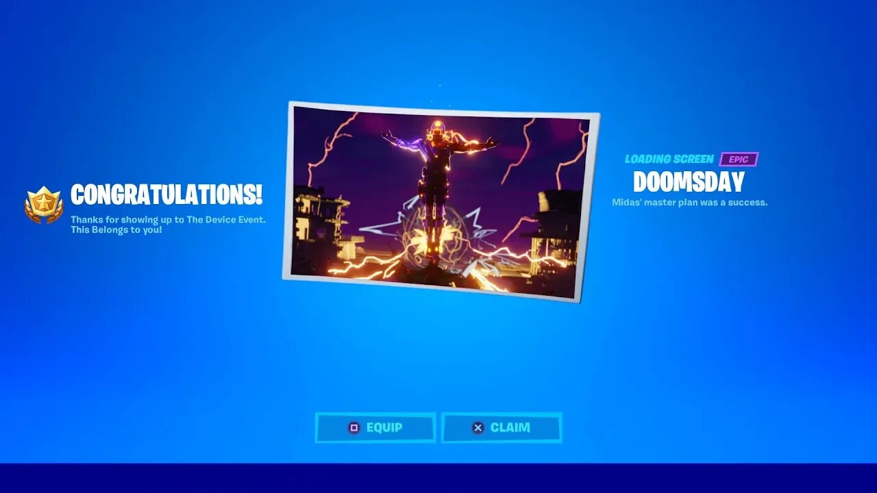 FORTNITE LIVE EVENT REWARD