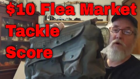 $10 Flea Market Fishing Tackle Find! #fleamarketfind #fishingtackle