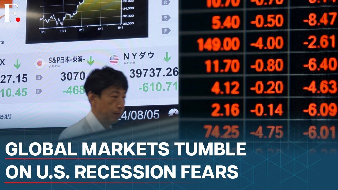 Global Stock Markets Shaken By US Recession Fears; Japan’s Nikkei Sees Worst Day Since 1987 | NE