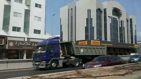 Driving around Jeddah, Saudi Arabia