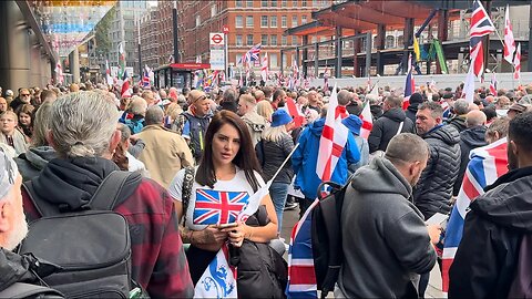 British patriots March Through London 🇬🇧 Huge turnout, 26/10/2024 🇬🇧