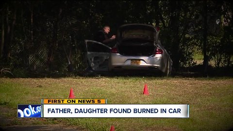 2 bodies found in burning car in East Cleveland identified as father and 14-year-old daughter