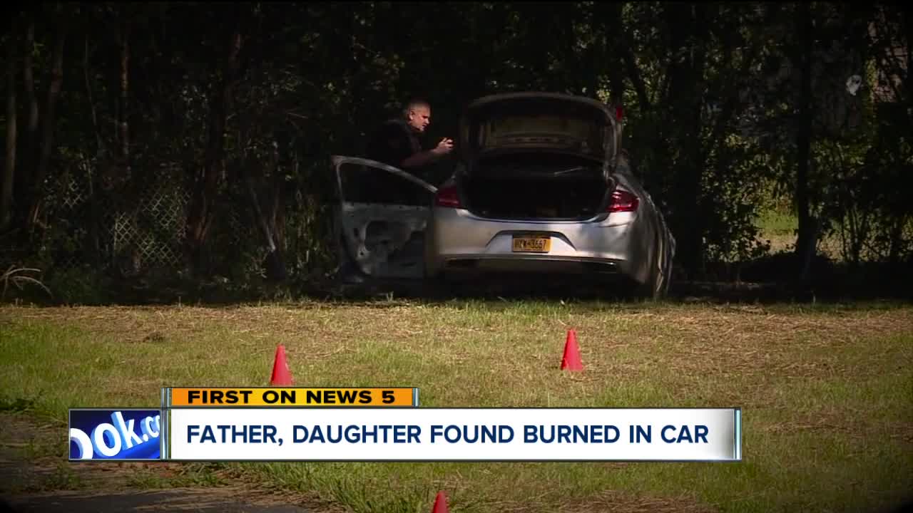 2 bodies found in burning car in East Cleveland identified as father and 14-year-old daughter