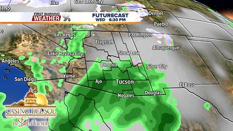 FORECAST: Showers for Valentine's Day