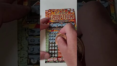 CASH Eruption Scratch Off Lottery Ticket Test!