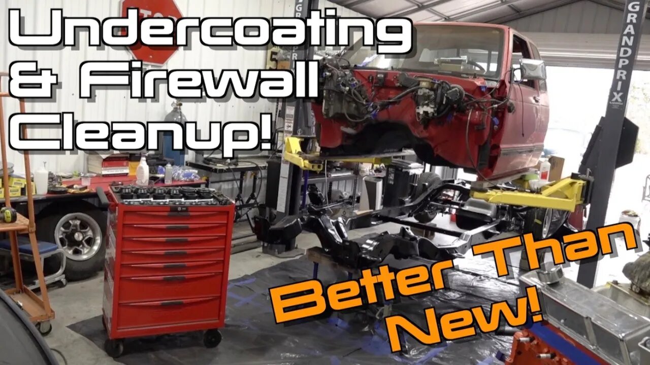 Undercoating The Cab, Body Bushing Replacement & Firewall Cleanup! S10 Restomod Ep.8