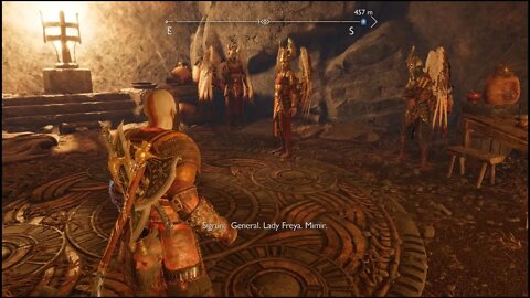 Telling Sigrun I Killed Gna | God of War: Ragnarök 4K Clips (PS5, PS4) | God of War Ragnarok