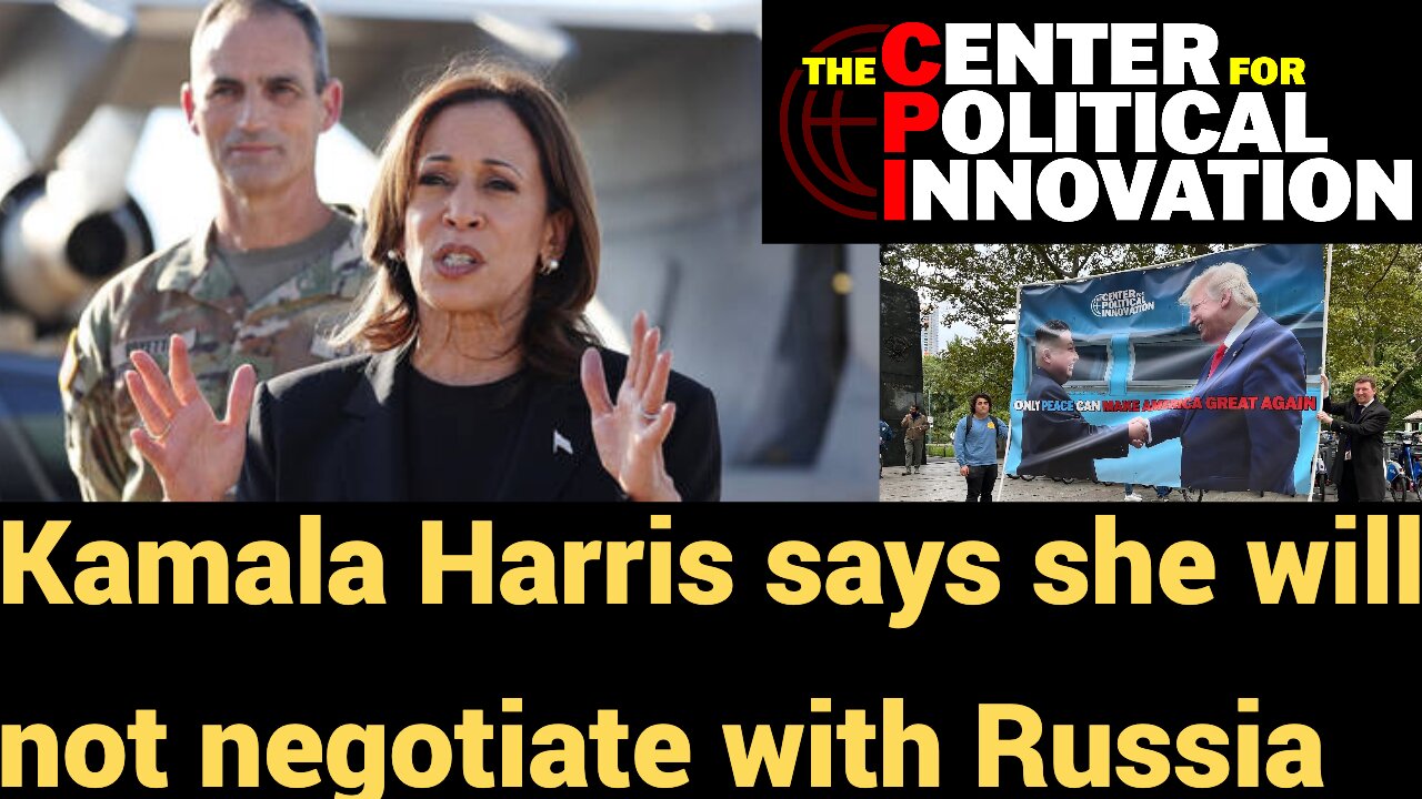 Kamala Harris says she will not negotiate with Russia