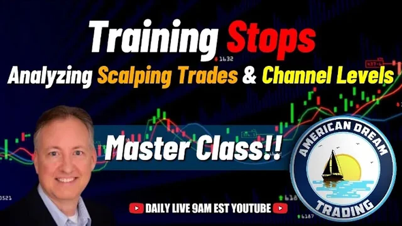 Master Class - Training Stops, Scalping Analysis & Channel Levels In The Stock Market