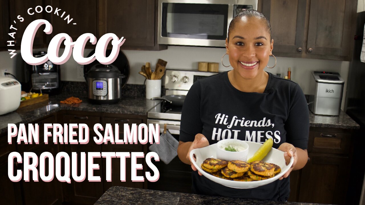 Pan Fried Salmon Croquettes | Quick and Easy Recipe