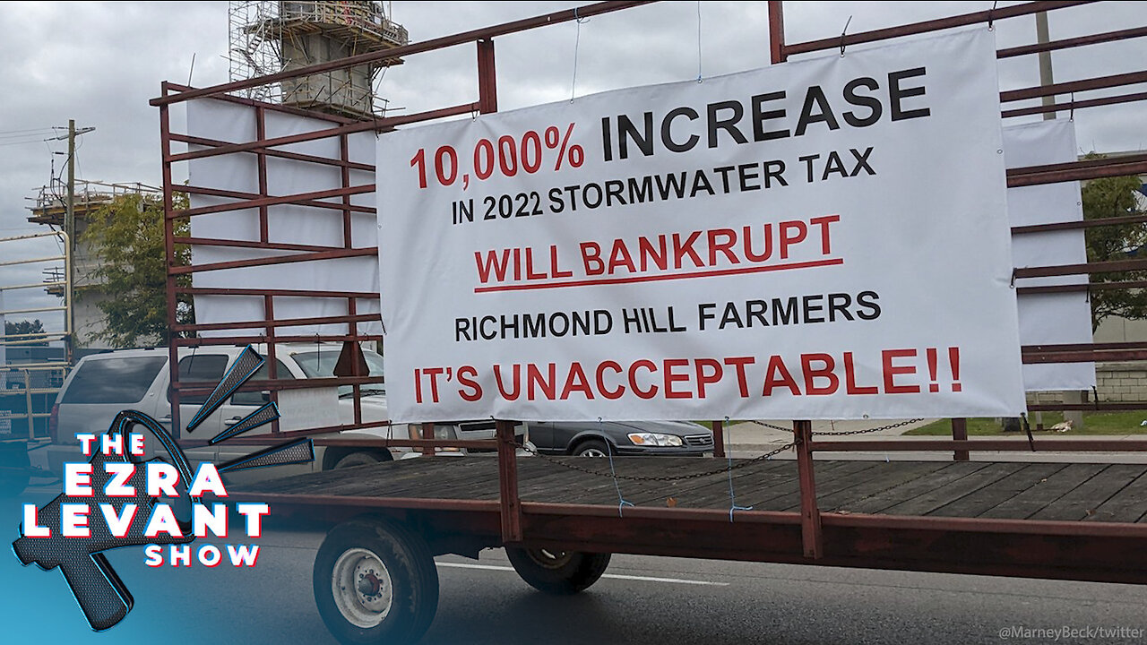 Police intervene in farmer protests against a 10,000% increase in stormwater fees in Richmond Hill