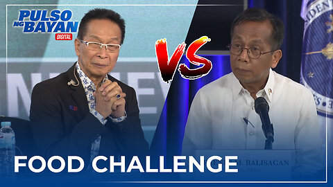 Sec. Balisacan ng NEDA, hinamon ni Atty. Panelo sa isang food challenge