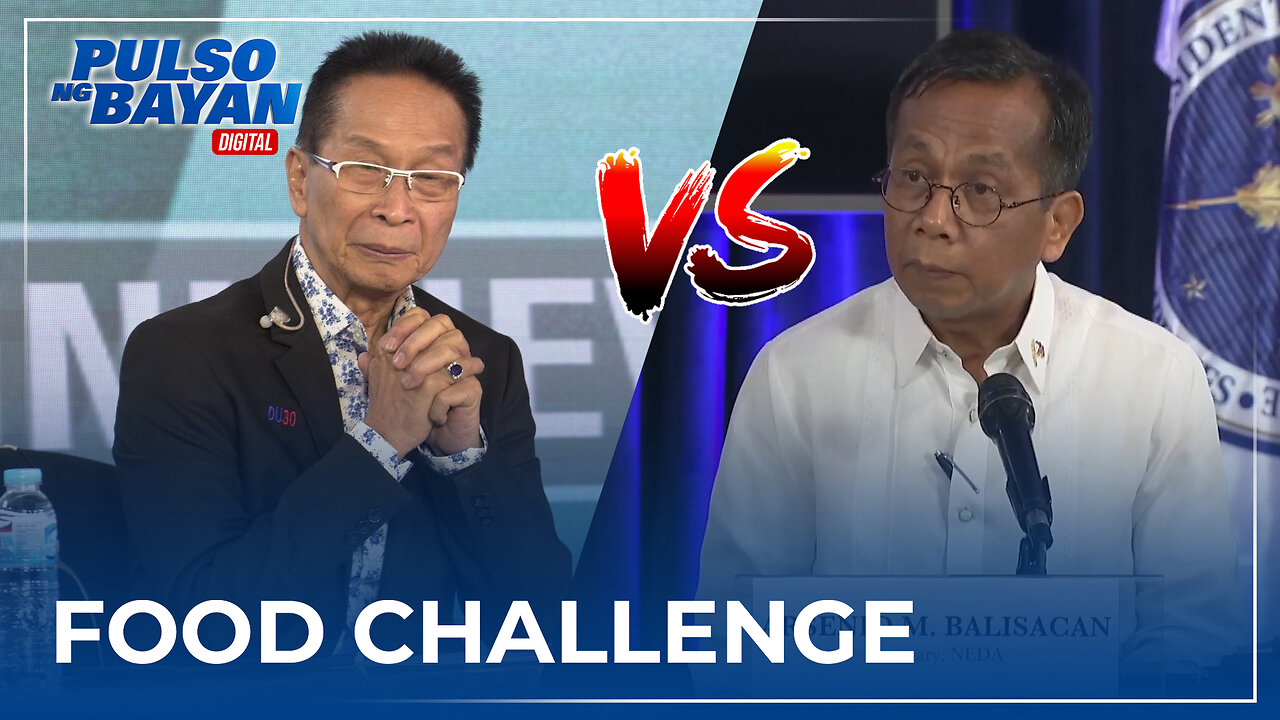 Sec. Balisacan ng NEDA, hinamon ni Atty. Panelo sa isang food challenge