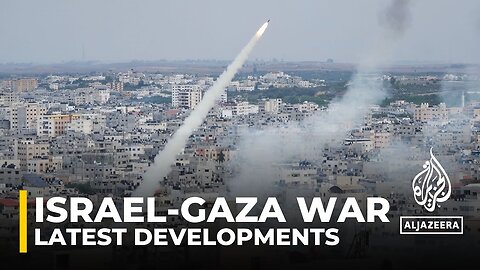 The Israeli military is bombarding Gaza while Hamas is launching more rockets