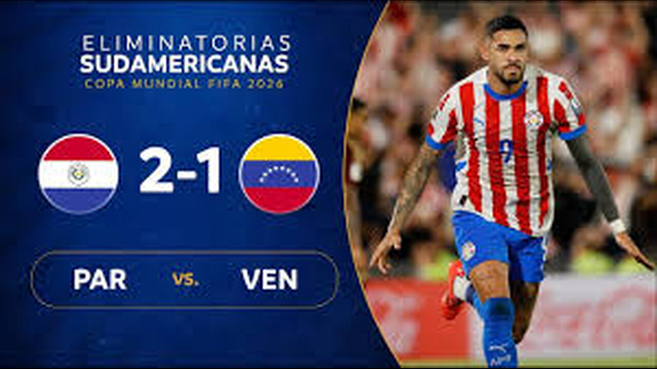 PARAGUAY vs. VENEZUELA [2-1] _ RESUMEN _ ELIMINATORIAS SUDAMERICANAS _ FECHA 10