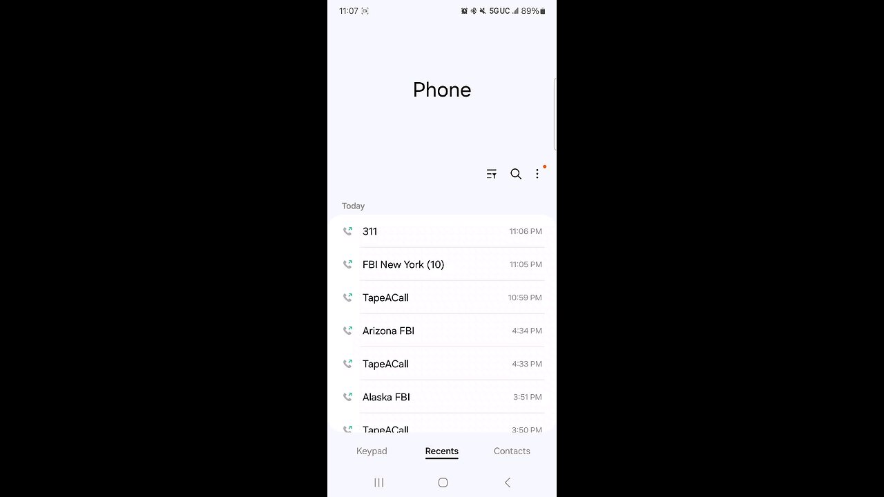 Another video showing the Manhattan FBI blocked my number.