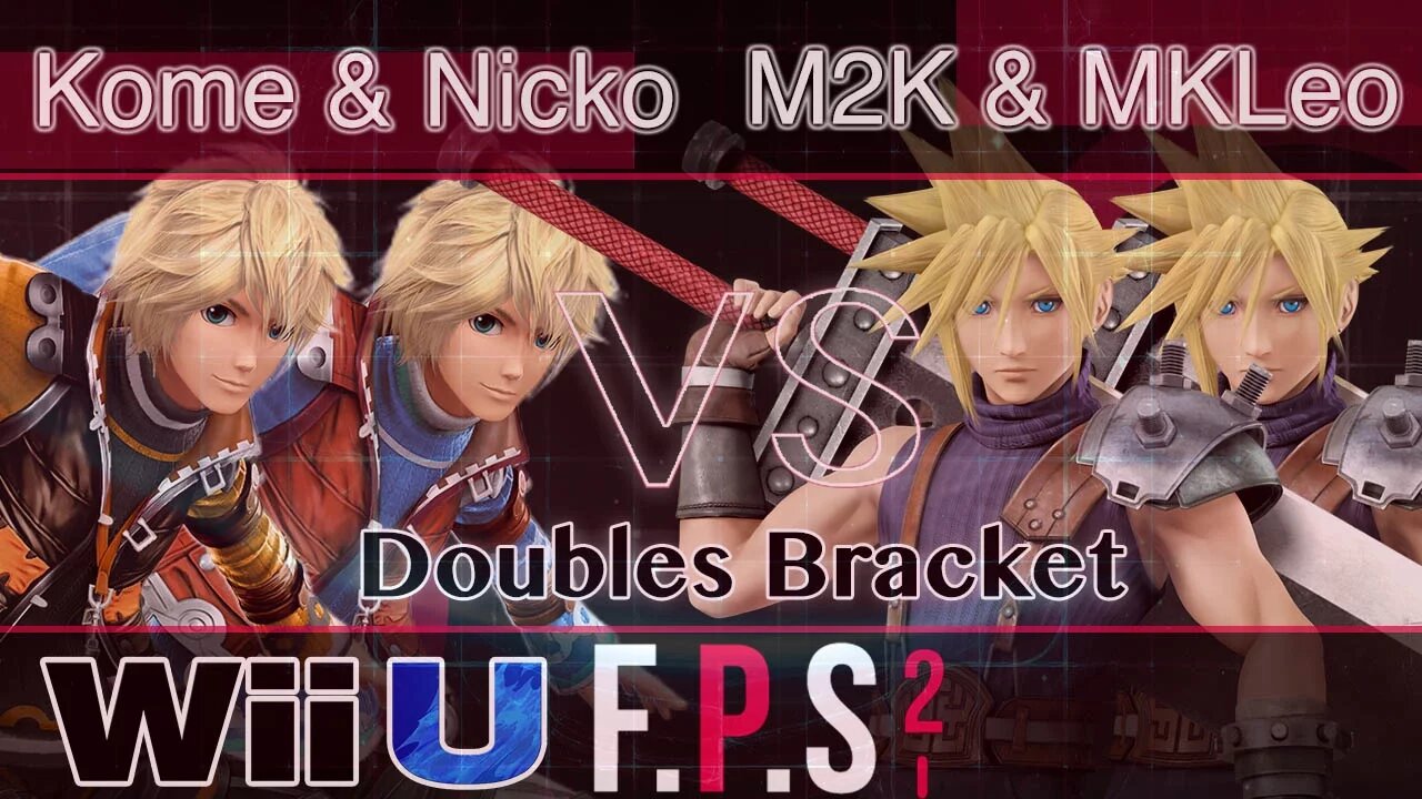 Kome & FAD|Nicko vs. Echofox|MKLeo & FOX MVG|Mew2King - Wii U Doubles - FPS2