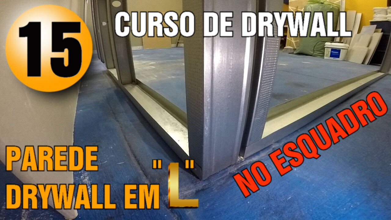 Curso de Drywall ONLINE GRÁTIS Aula 15