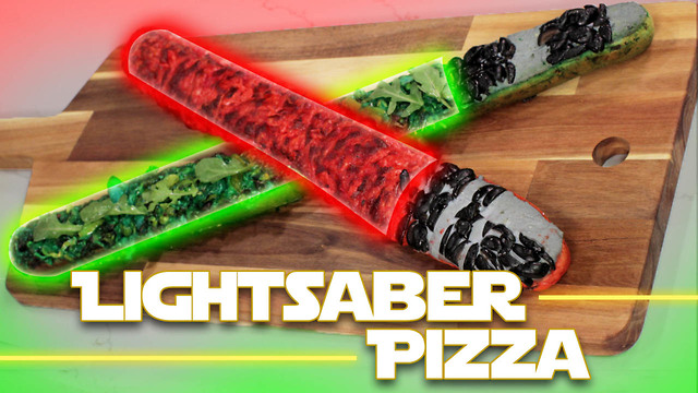 Star Wars Jedi & Sith French Bread Lightsaber Pizza! Use the Fork, Luke! | WIP?