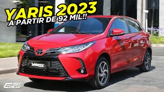 NOVO TOYOTA YARIS HATCH E SEDAN 1.5 FLEX 2023 CHEGA MAIS EQUIPADO E SEGURO!!