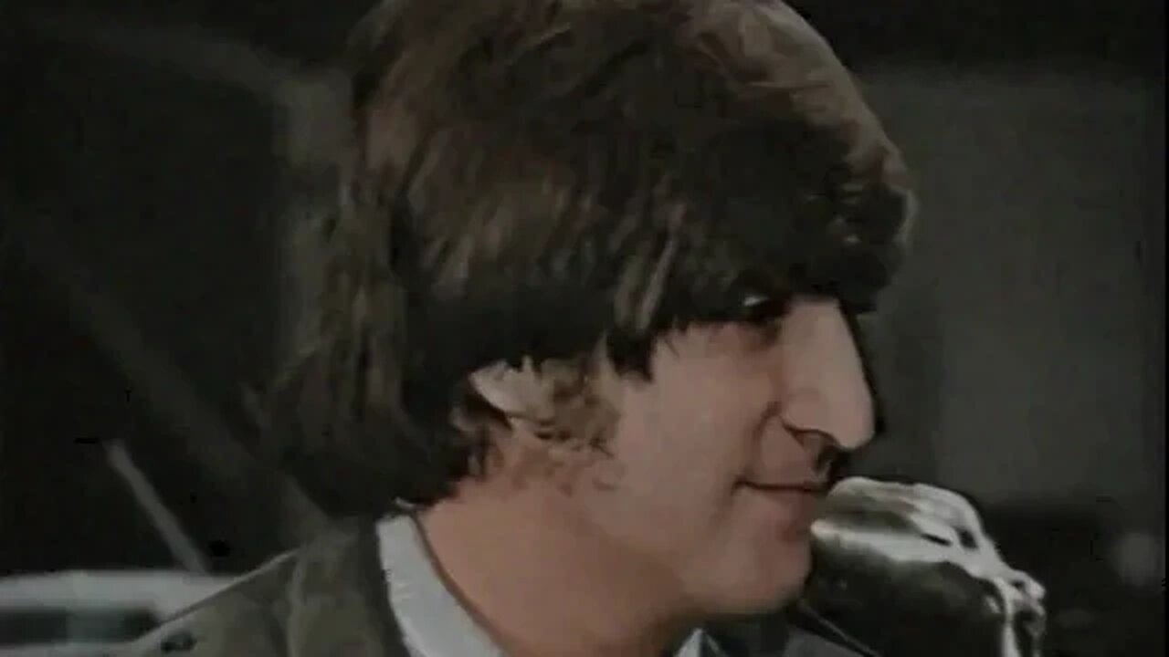 The Beatles - San Francisco Press Conference [colorized, details in comments]