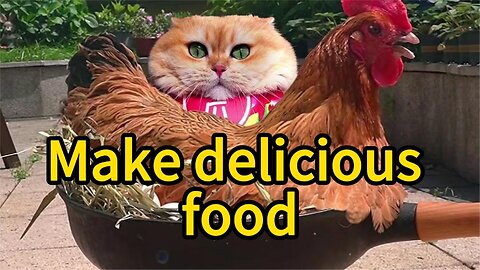 Cats make delicious food