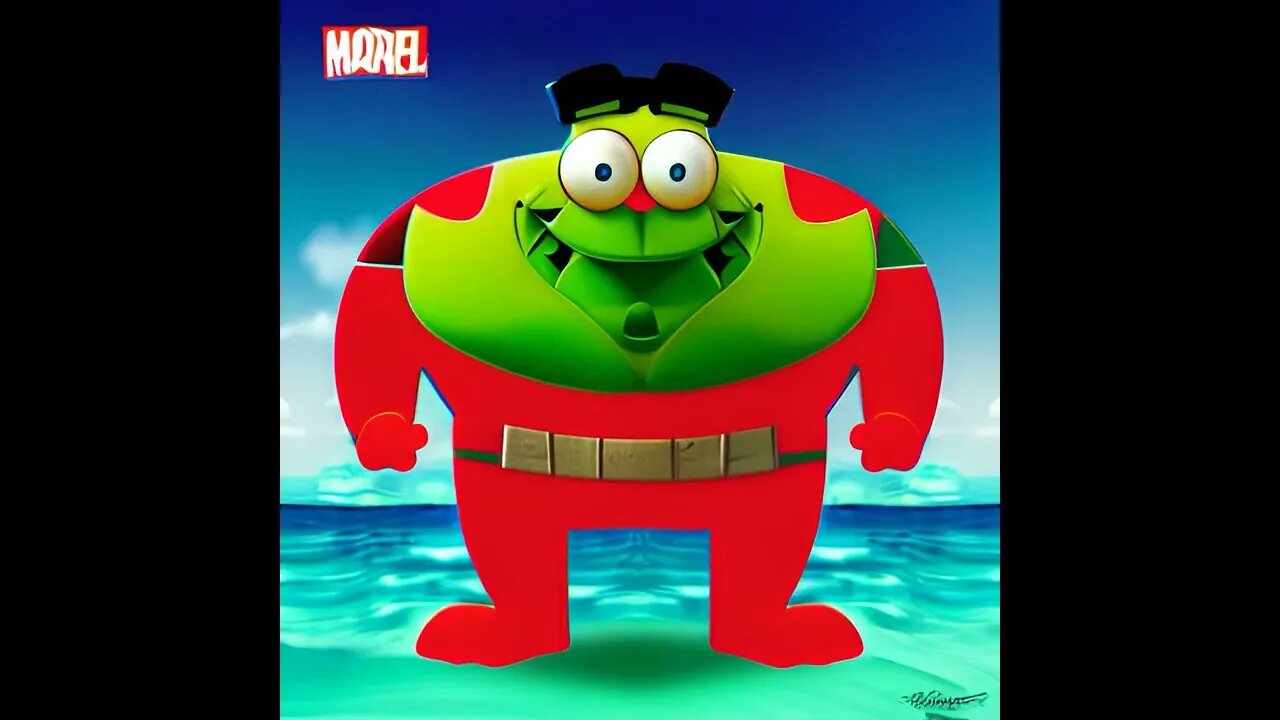 Hulk if he were in a kids cartoon #hulk #cartoon