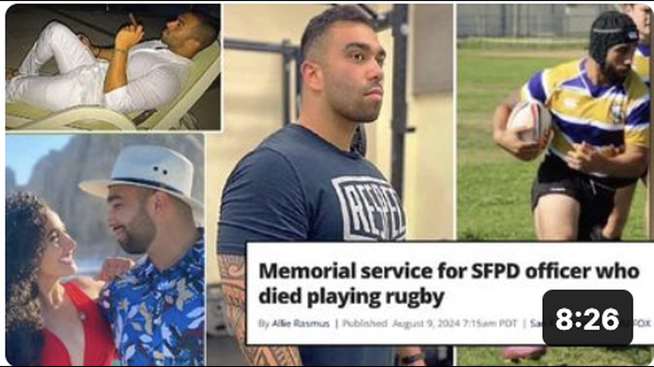 MANDATED SF COP DROPS DEAD WHILE PLAYING RUGBY!