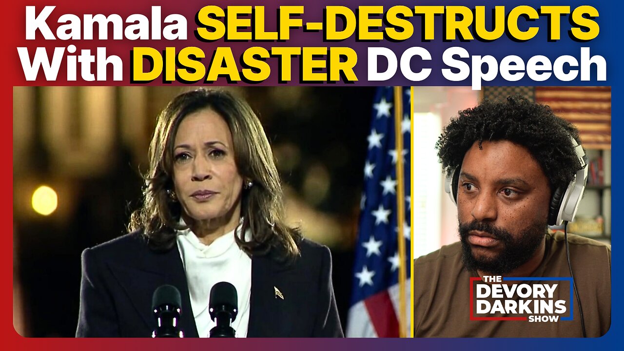 Kamala SELF-DESTRUCTS During DISASTER DC Speech