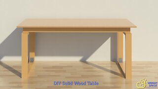 DIY Solid Wood Table | Build with 2x4 and Spruce Pine Fir Board