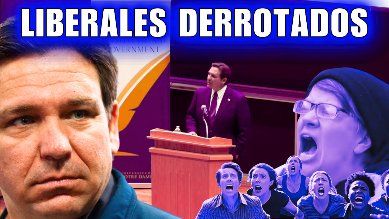 LIBERALES Humillados Por RON De SANTIS - Quedaron Destruidos