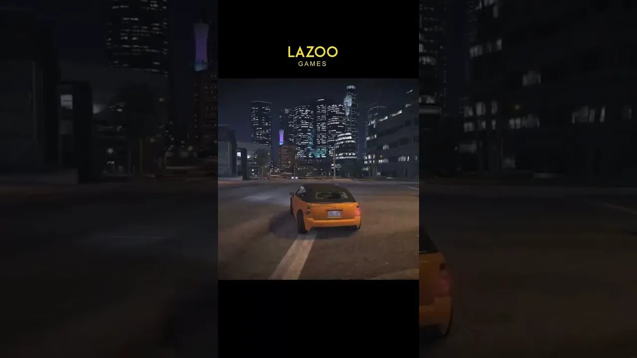 yellow mini car drive #shorts #gta5 #gtav #lazoogames