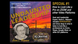 UNDAUNTED Leadership | Look Like a Professional on Zoom – Part 1 | Leadership over 50