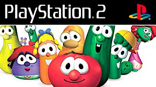 VEGGIETALES LARRYBOY AND THE BAD APPLE (PS2) - Gameplay do início do jogo de Os Vegetais! (PT-BR)